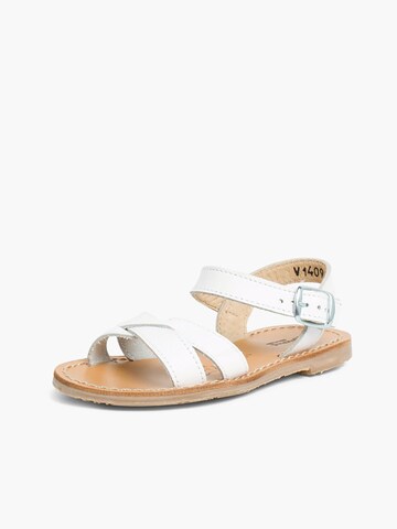 Sandales Pisamonas en blanc