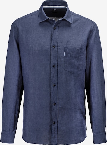 OLYMP Business Shirt in Blue: front