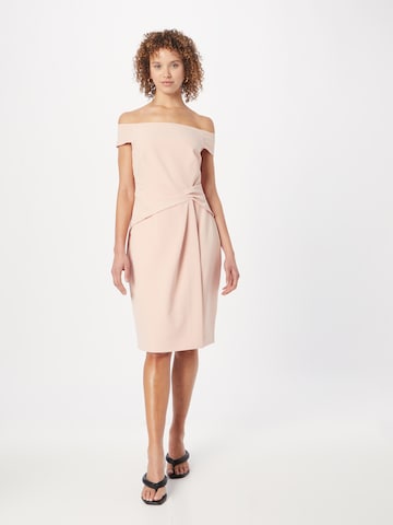 Lauren Ralph Lauren Βραδινό φόρεμα 'Saran' σε ροζ: μπροστά