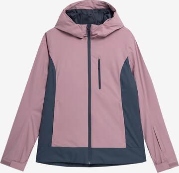 Veste outdoor 4F en bleu : devant