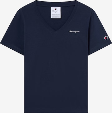 T-shirt Champion Authentic Athletic Apparel en bleu : devant