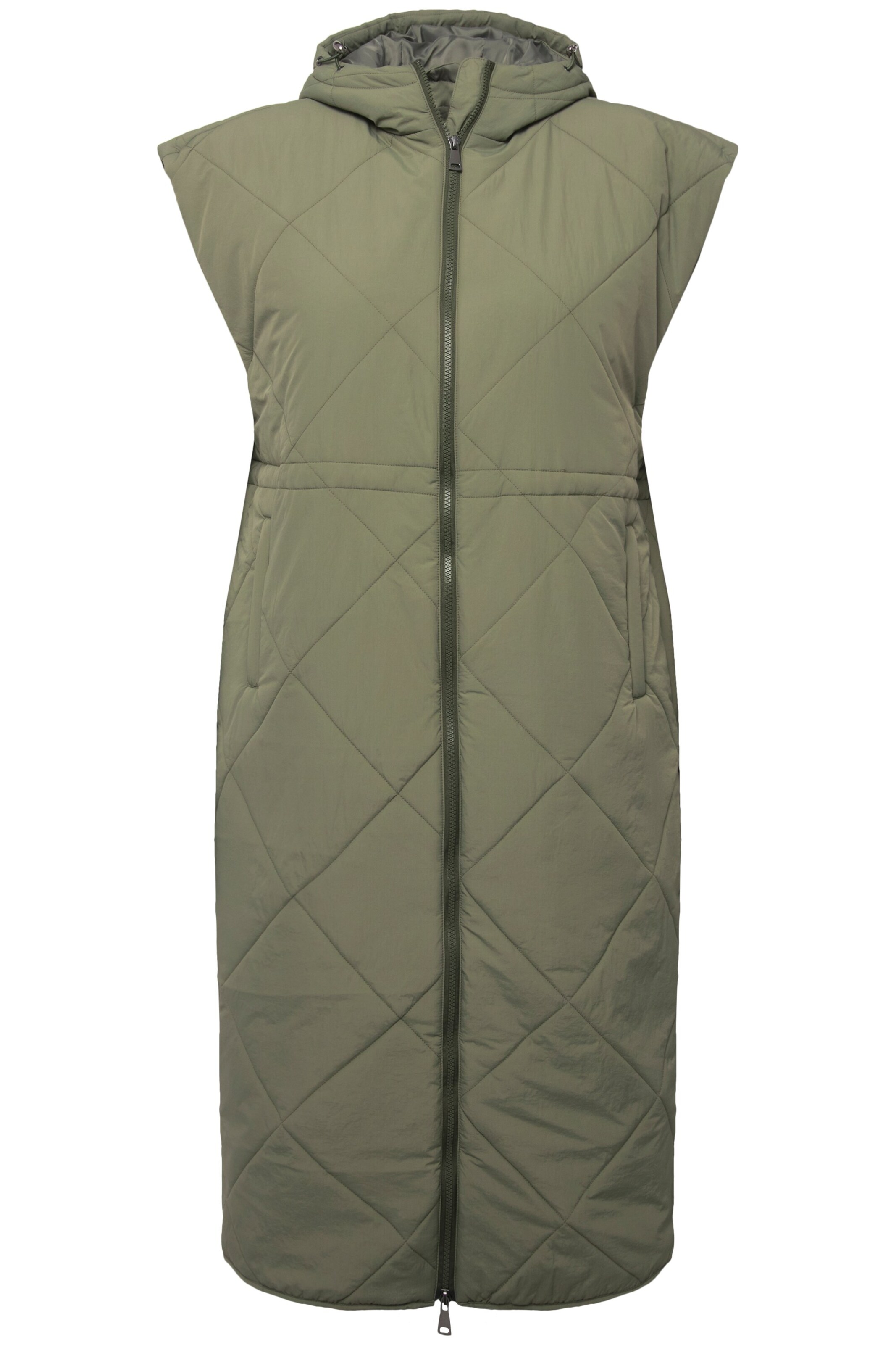 Gilet Ulla Popken en vert : devant