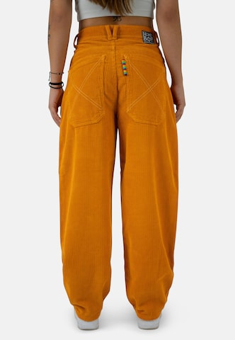 HOMEBOY Wide leg Broek 'Monster' in Oranje