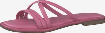 TAMARIS Mules in Pink: front