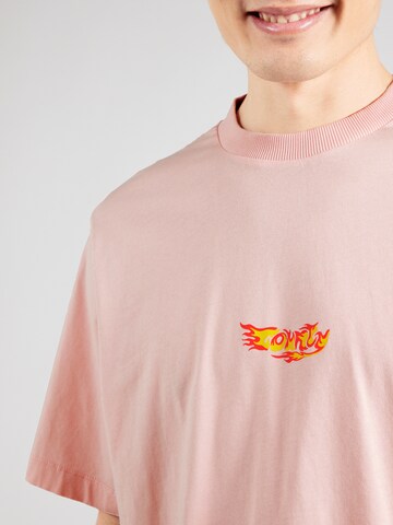 Marcelo Burlon T-Shirt 'COUNTY FLAME' in Pink
