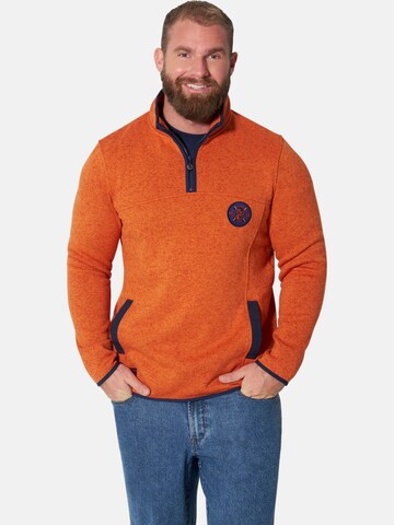 Jan Vanderstorm Pullover 'Otmund' in Orange