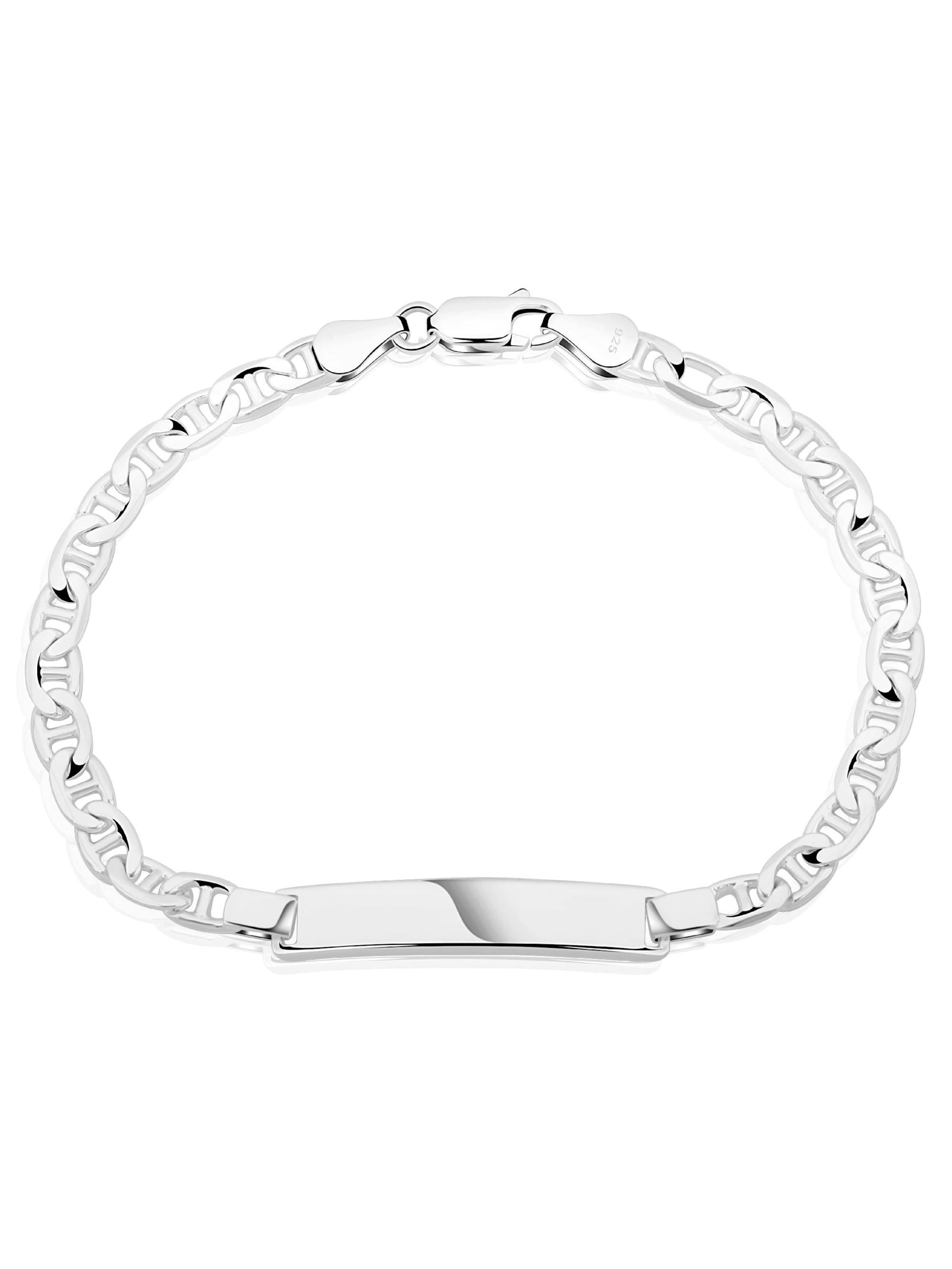 Tony Fein Armband 'Gravur'‌‌‌‌‌‌ in Silber: Vorderseite