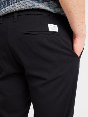 NORSE PROJECTS Slimfit Chino hlače 'Aros' | črna barva