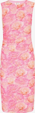 Robe IZIA en rose : devant