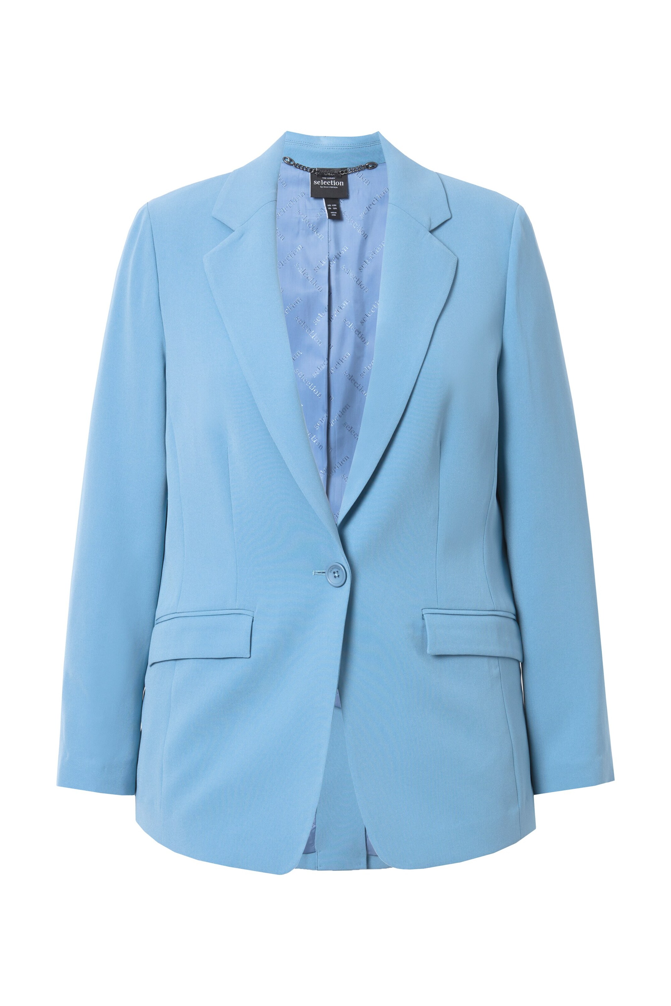 Ulla Popken Blazer in Blau: Vorderseite
