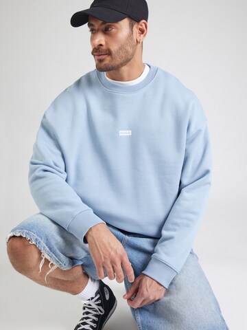HUGO Sweatshirt 'Naviu' in Blau