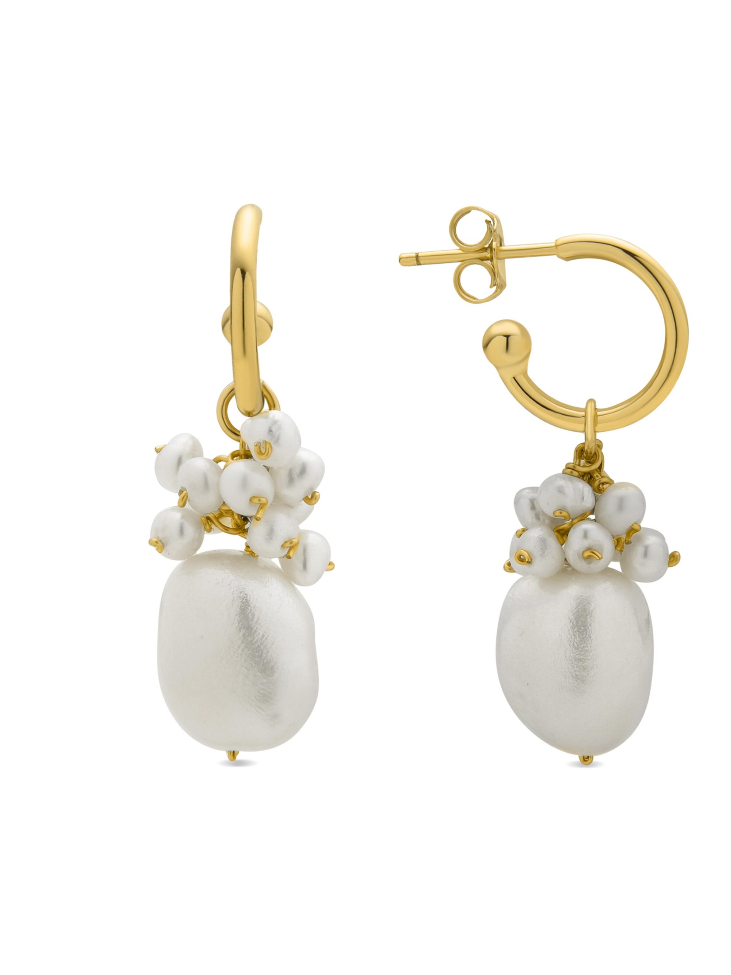 Luxenter - Pendientes 'Zoqoyi' en blanco