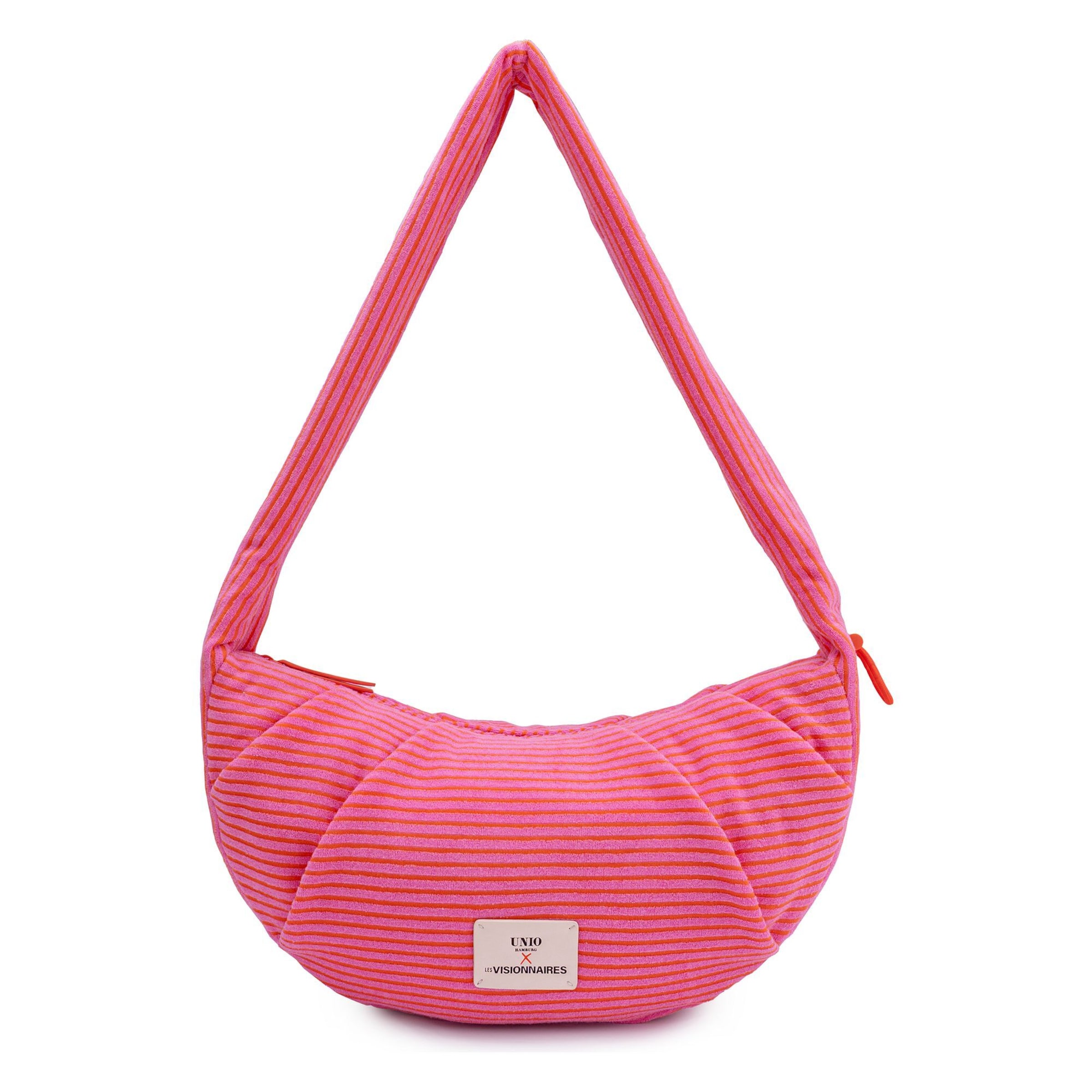 Les Visionnaires Schultertasche 'Unio Vancouver' in Pink: Vorderseite