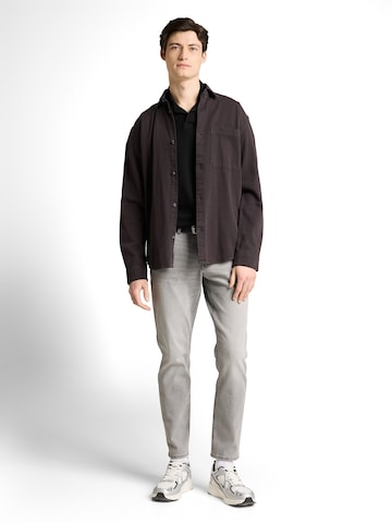 TOM TAILOR DENIM Poloshirt in Schwarz