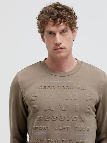CAMP DAVID Sweatshirt in Beige