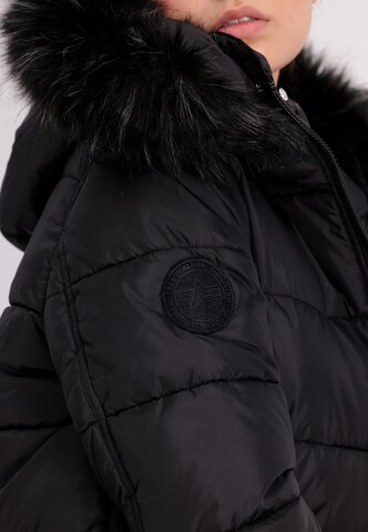 ALPHA INDUSTRIES Vinterjakke i sort
