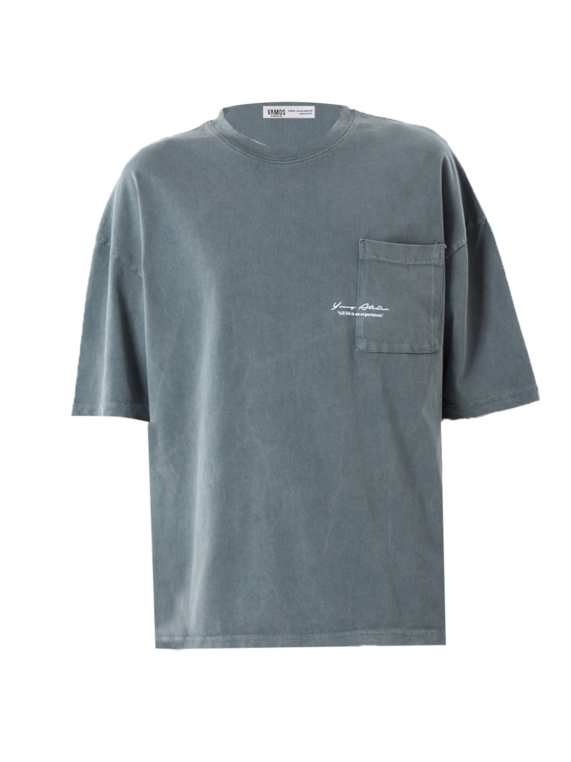 VAMOS CLO Футболка в Серый: спереди