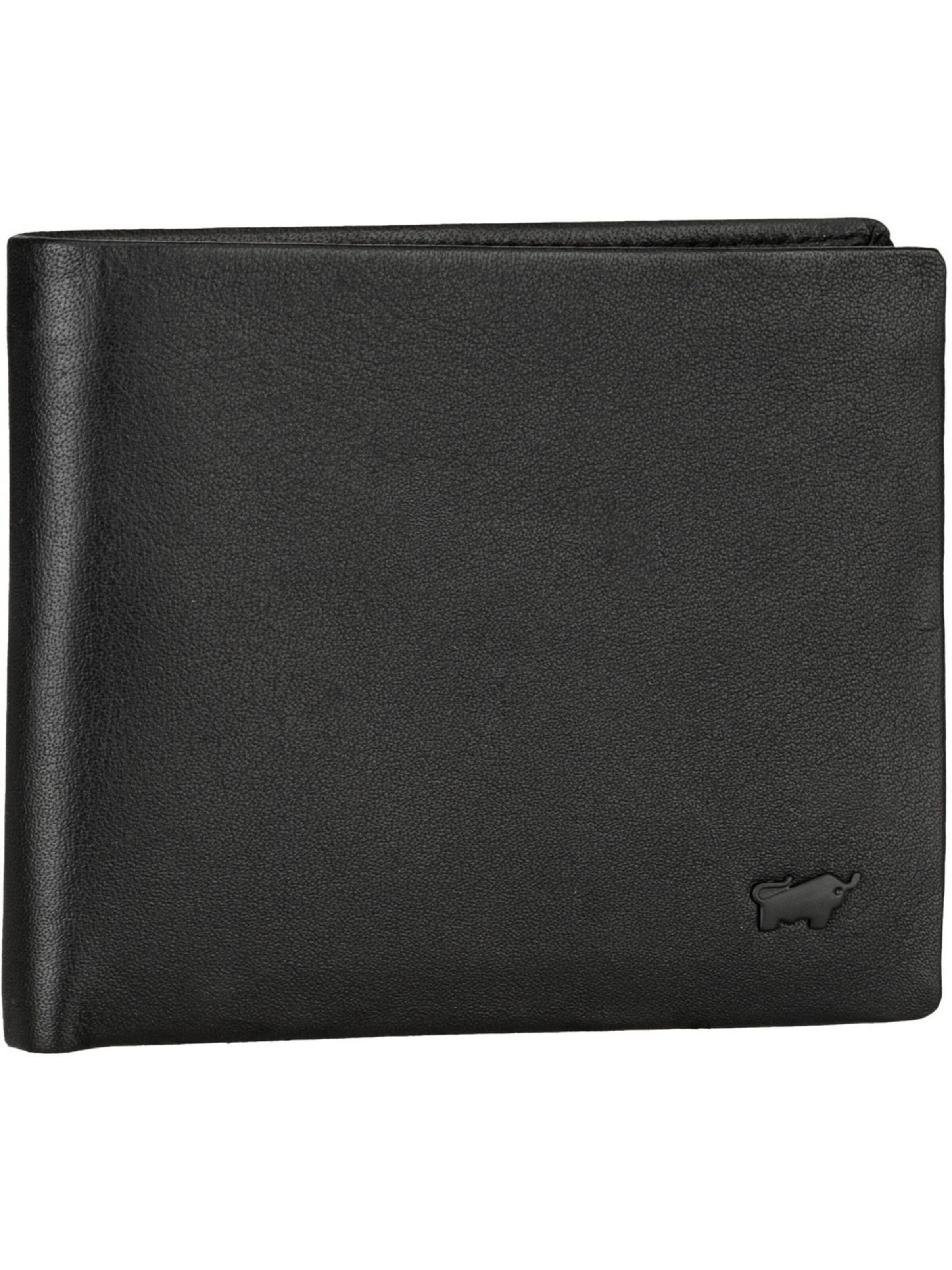 Braun Büffel Portemonnaie 'Hannes' in Schwarz: Vorderseite