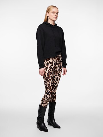 PIECES Regular Leggings 'OLEO' in Beige