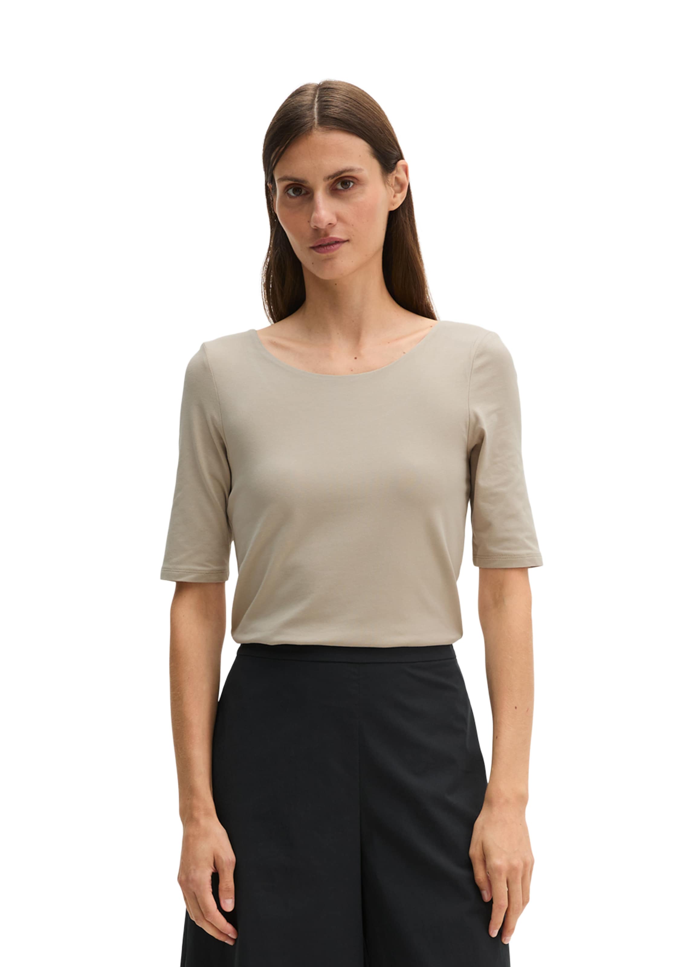 Marc O'Polo Shirt in Beige: front