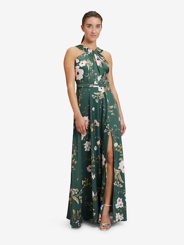 Vera Mont Abendkleid mit Blumenprint in Grün: predná strana