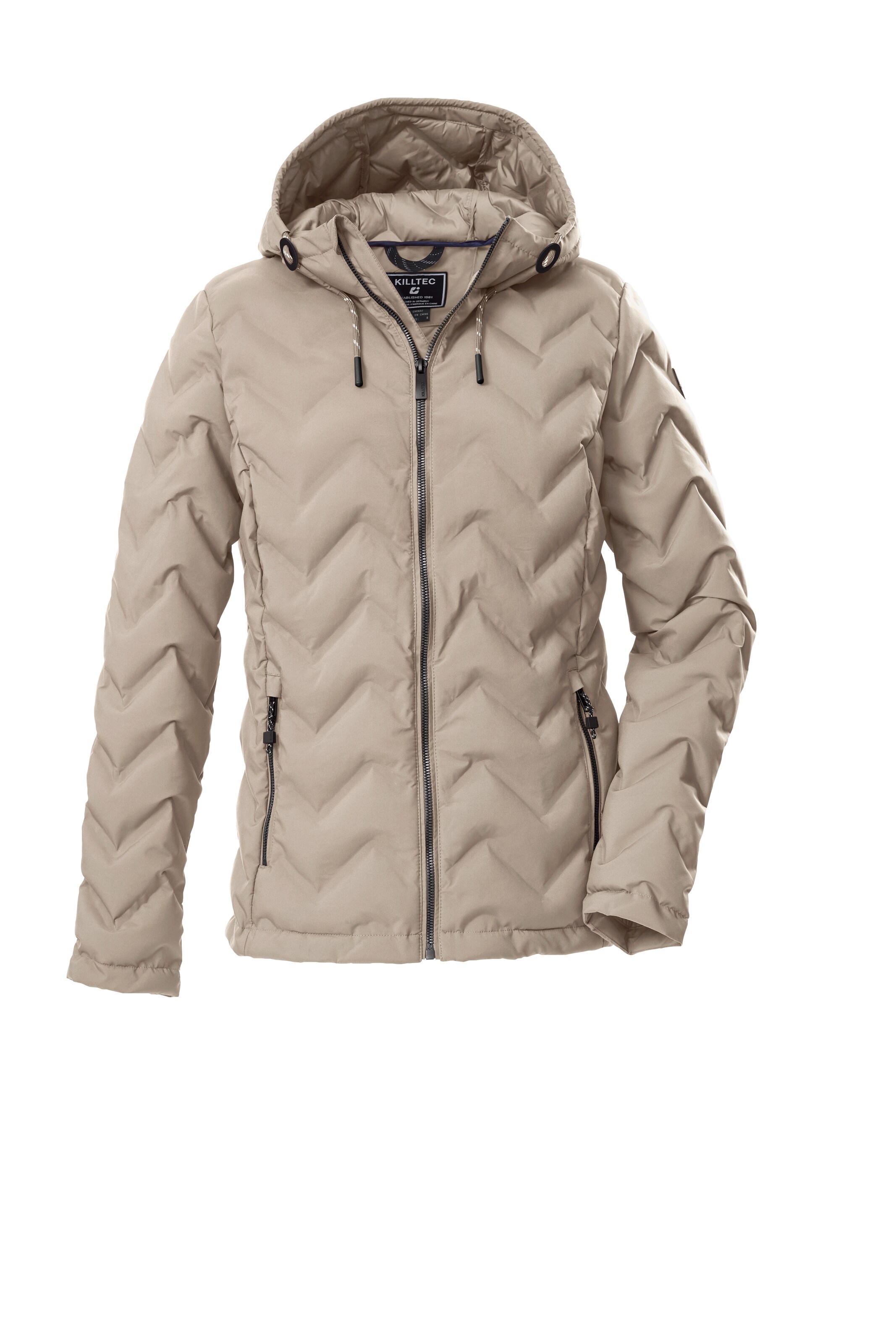 KILLTEC Übergangsjacke in Beige: Vorderseite