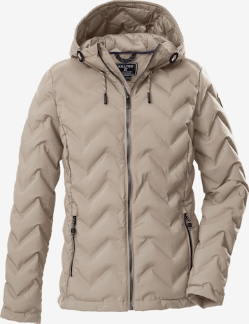 KILLTEC Between-Season Jacket in Beige: front