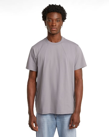 G-STAR Shirt 'Seam' in Grijs: voorkant