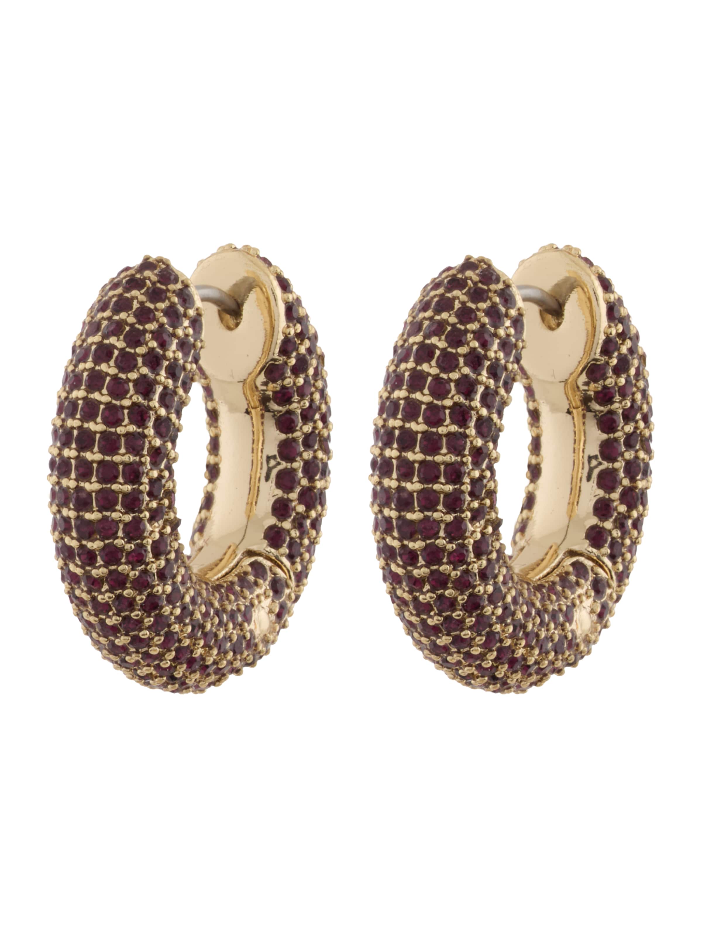 & Other Stories Pendientes en oro / borgoña, Vista del producto