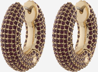 Auskarai iš & Other Stories, spalva – Auksas / burgundiško vyno spalva, Prekių apžvalga