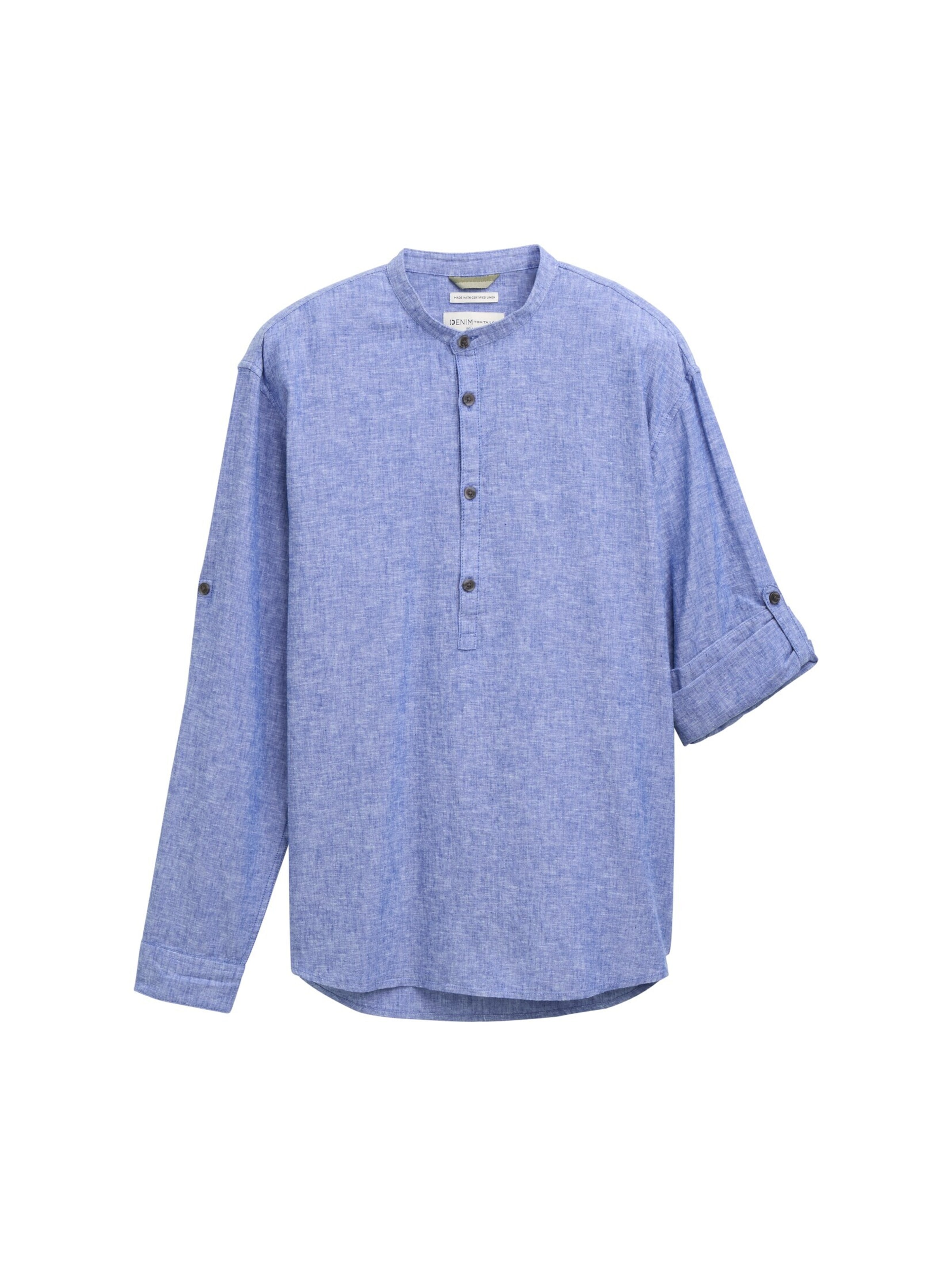 TOM TAILOR DENIM Comfort fit Shirt in Blue: front