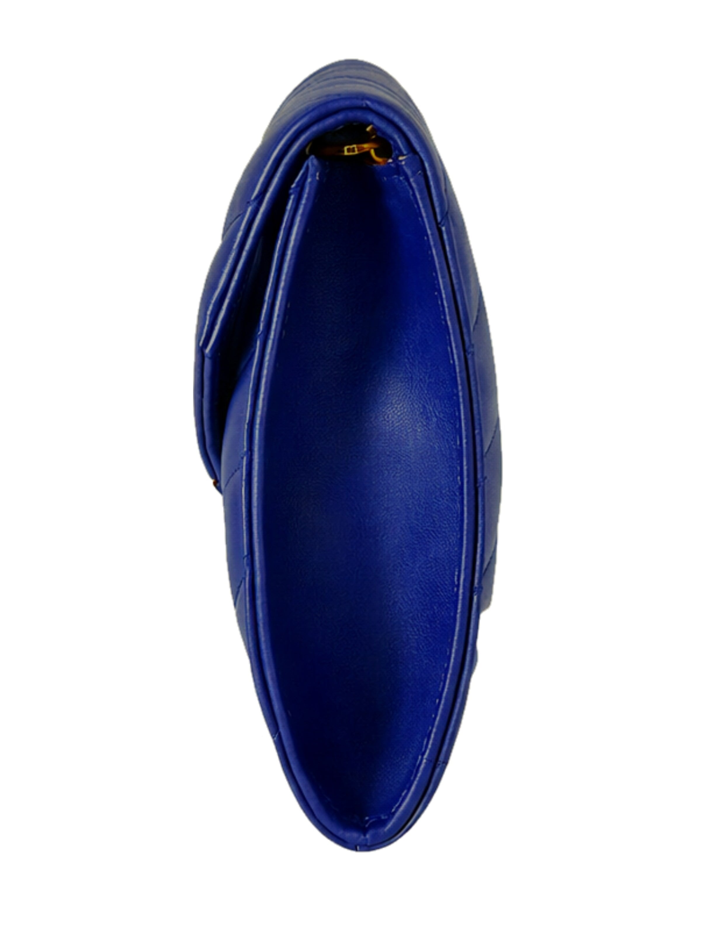 Sellenes - Bolso de noche 'Val Blue Silver Clutch' en azul
