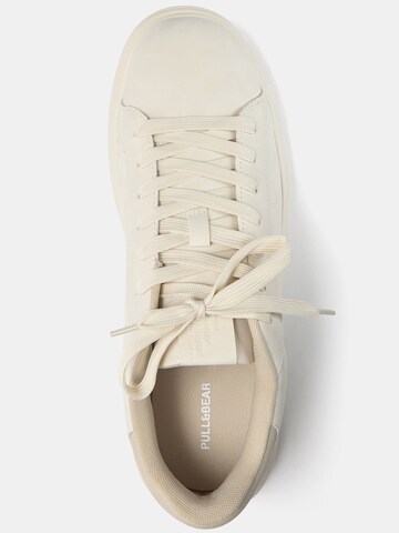 Pull&Bear Platform trainers in Beige