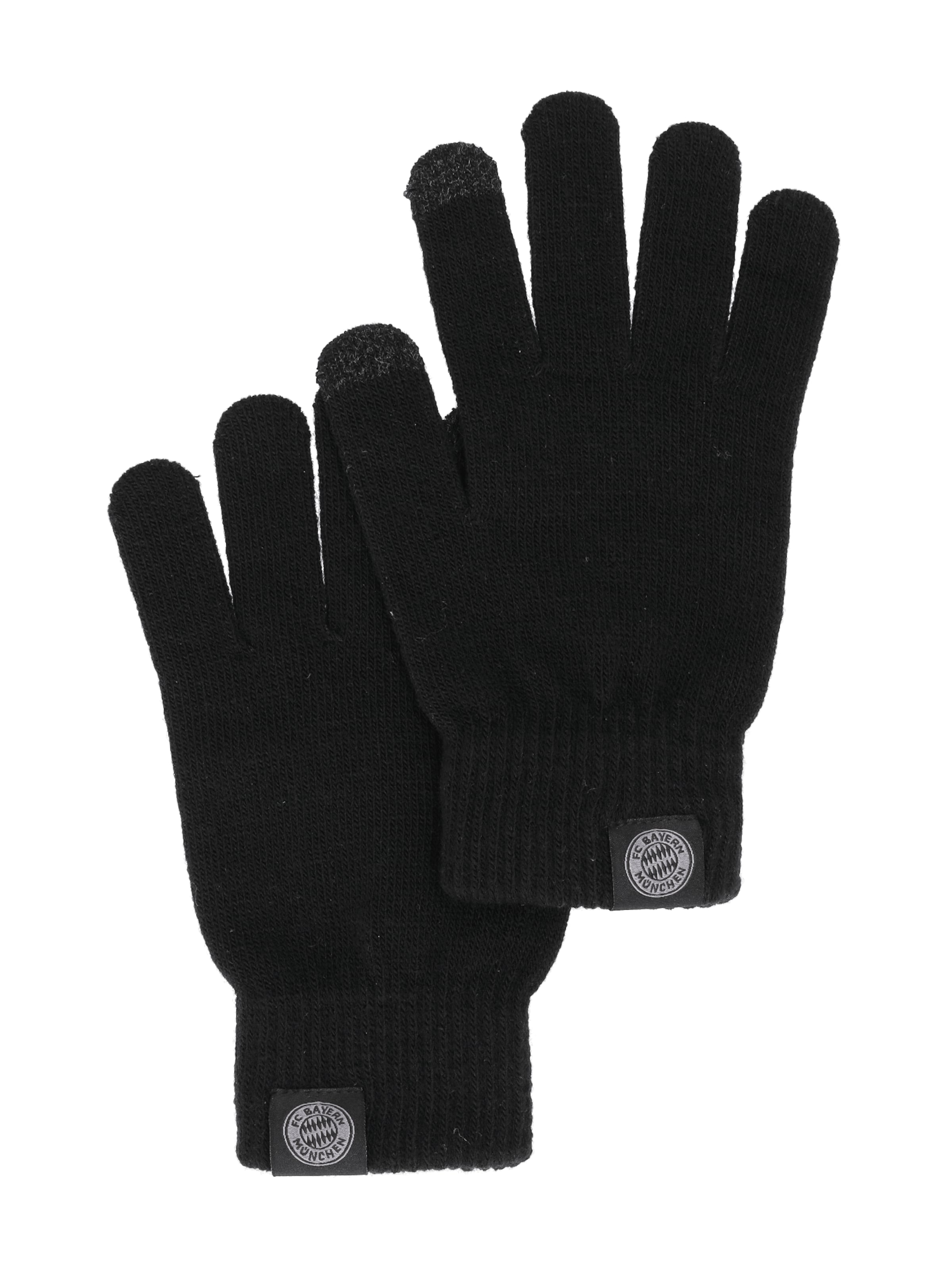 FC BAYERN MÜNCHEN Full Finger Gloves in Black, Item view