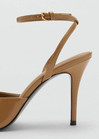 MANGO Sandals 'Declan' in Brown