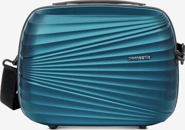 Beauty case di Pactastic in blu: frontale