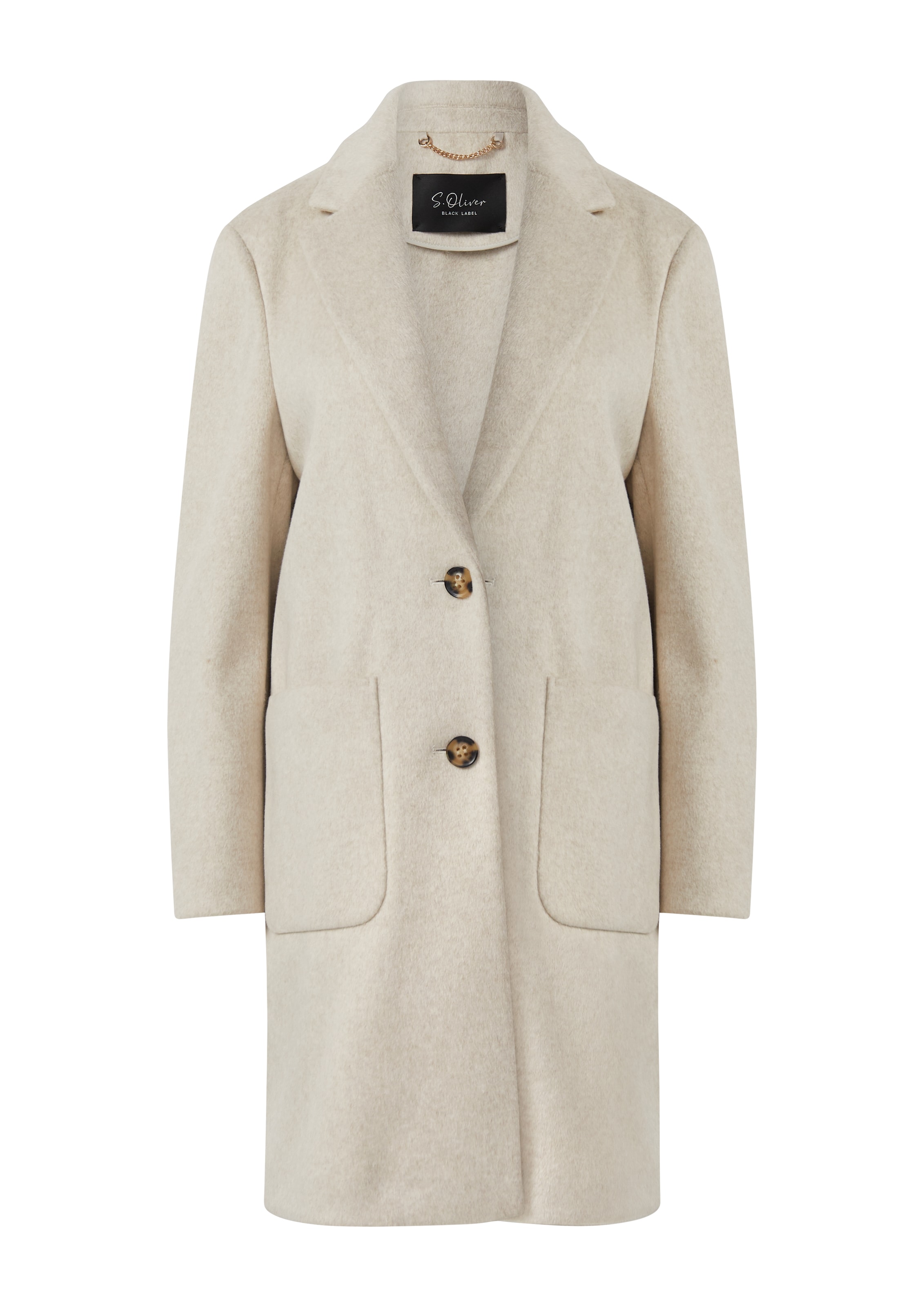 s.Oliver BLACK LABEL Mantel in Beige: Vorderseite