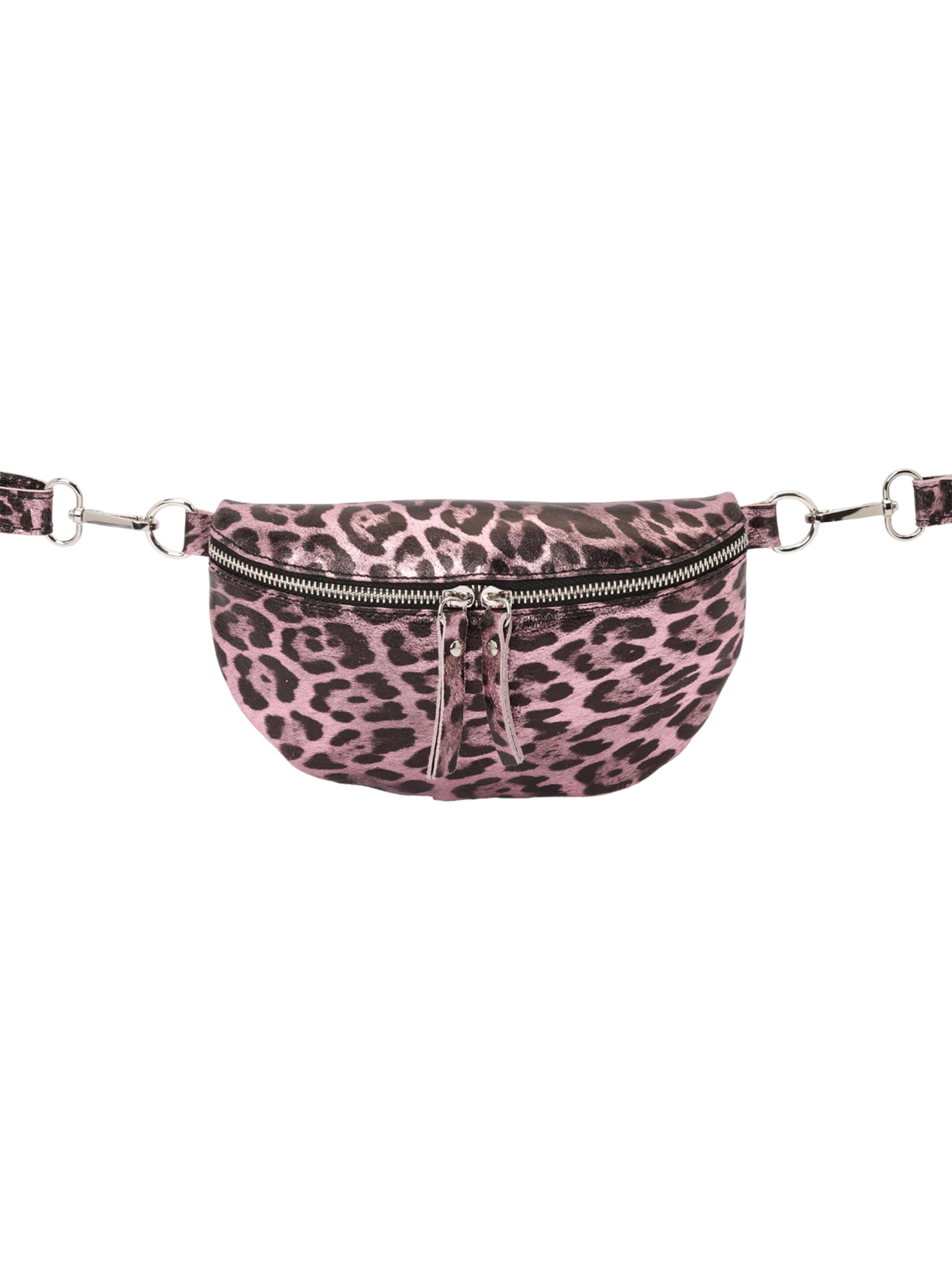 Zwillingsherz Gürteltasche in Pink: Vorderseite