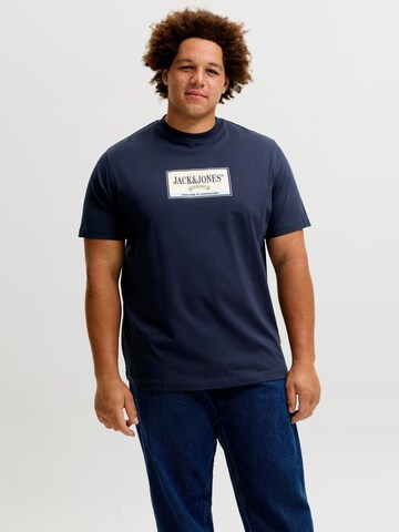 T-Shirt 'JORFREDERIKSBERG' JACK & JONES en bleu : devant