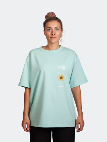 T-Shirt 'Towards The Sun' DillySocks en vert