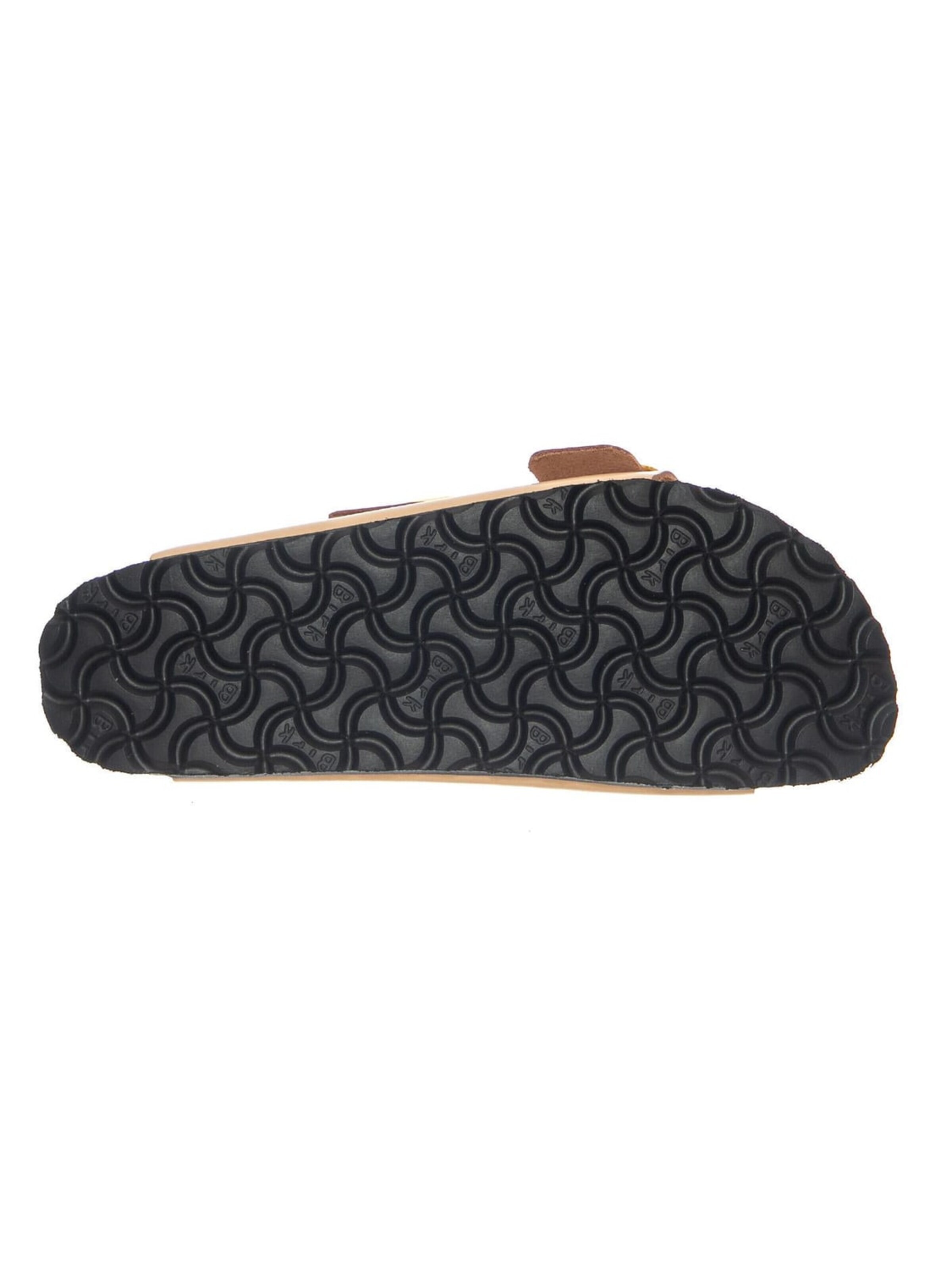 Sandales 'Arizona Big Buckle Nubuck Leather Narrow Fit Sandcastle' BIRKENSTOCK en beige