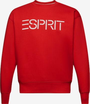Sweat-shirt ESPRIT en rouge : devant