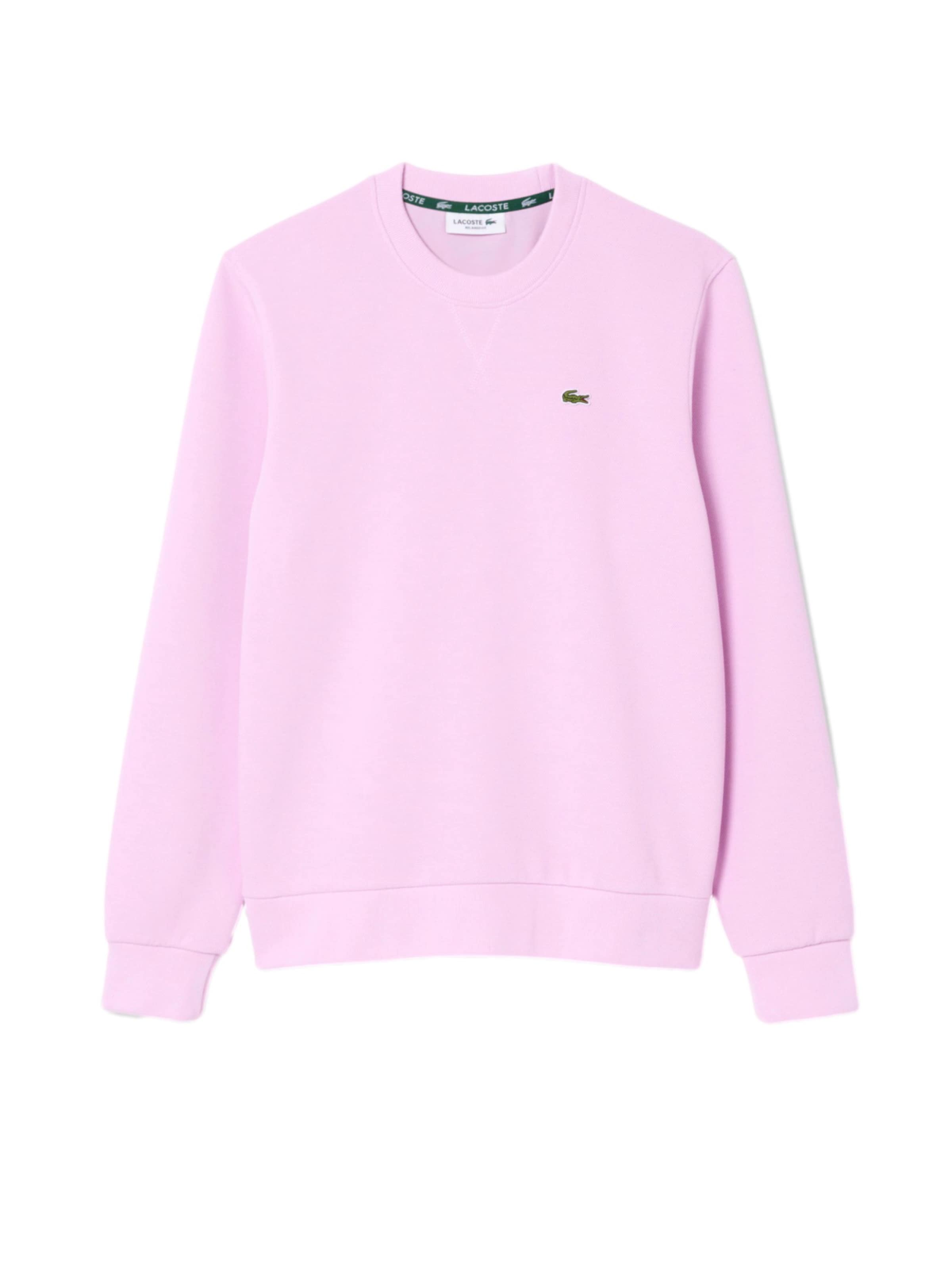 Sweat-shirt LACOSTE en rose : devant
