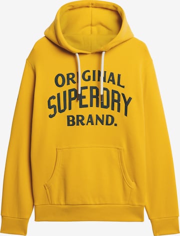 Superdry Sweatshirt in Geel: voorkant