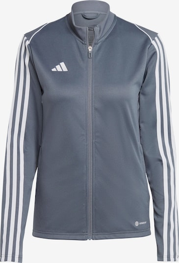 ADIDAS PERFORMANCE Trainingsjacke 'Tiro 23 League' in grau / weiß, Produktansicht