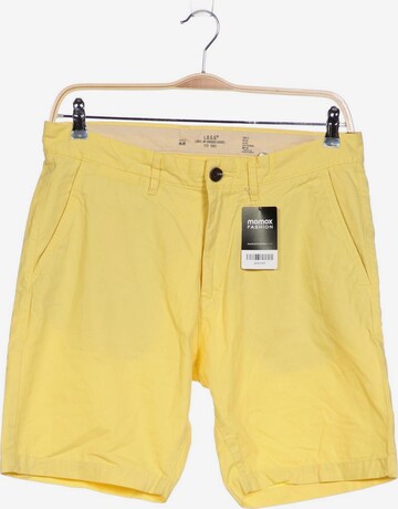 H&M Shorts in 33 in Yellow: front