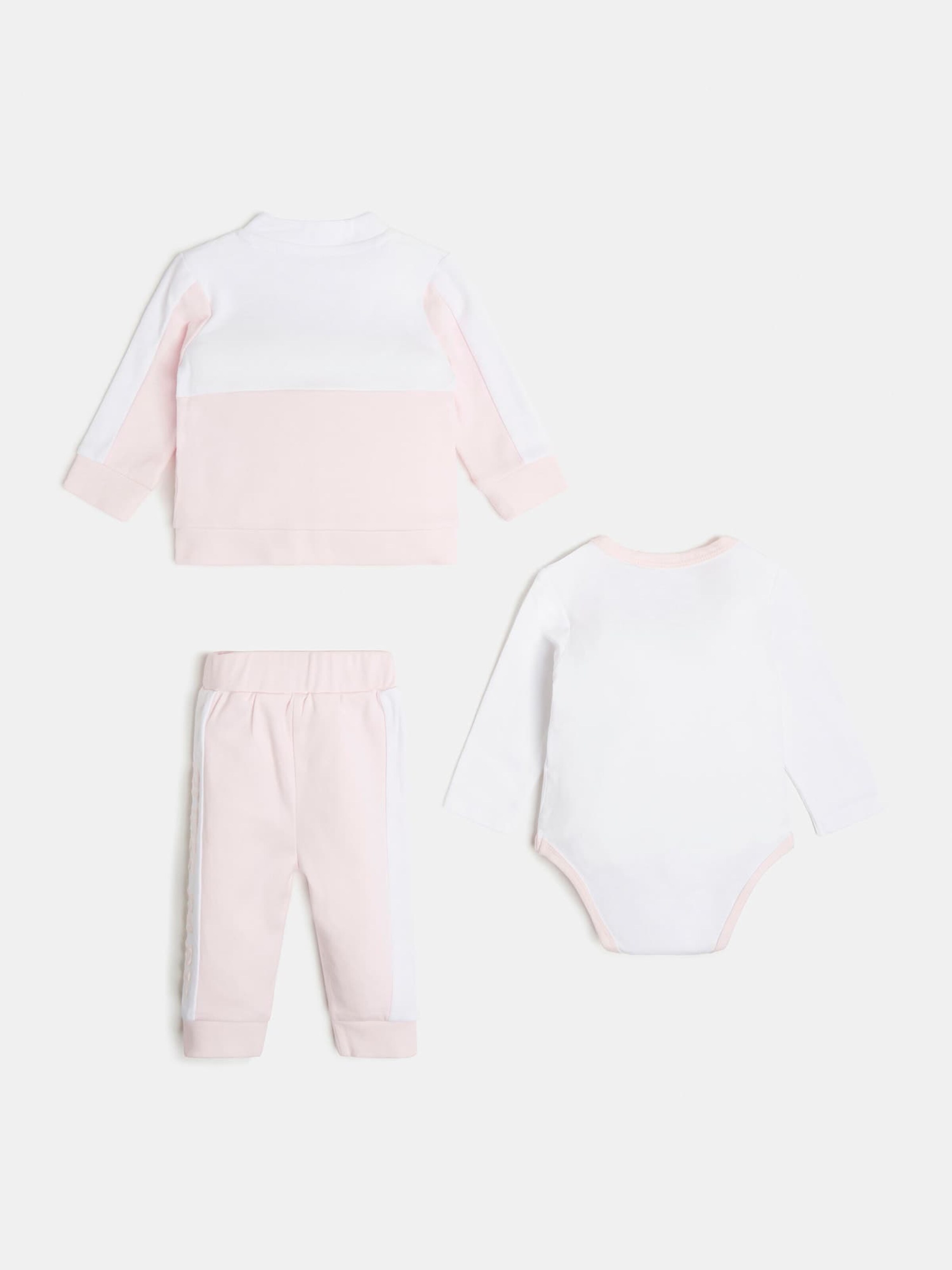 Kinder Bekleidung GUESS Set in Rosa, Weiß - GZ32549 Kinder Bekleidung GUESS Set in Rosa, Weiß - GZ32549