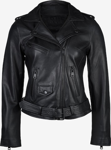 Geacă de primăvară-toamnă 'Laura' de la trueprodigy pe negru: față