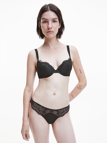 melns Calvin Klein Underwear Stringu biksītes