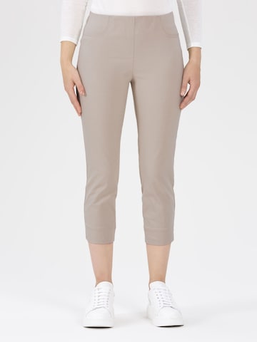 STEHMANN Slimfit Hose 'Loli' in Beige: predná strana